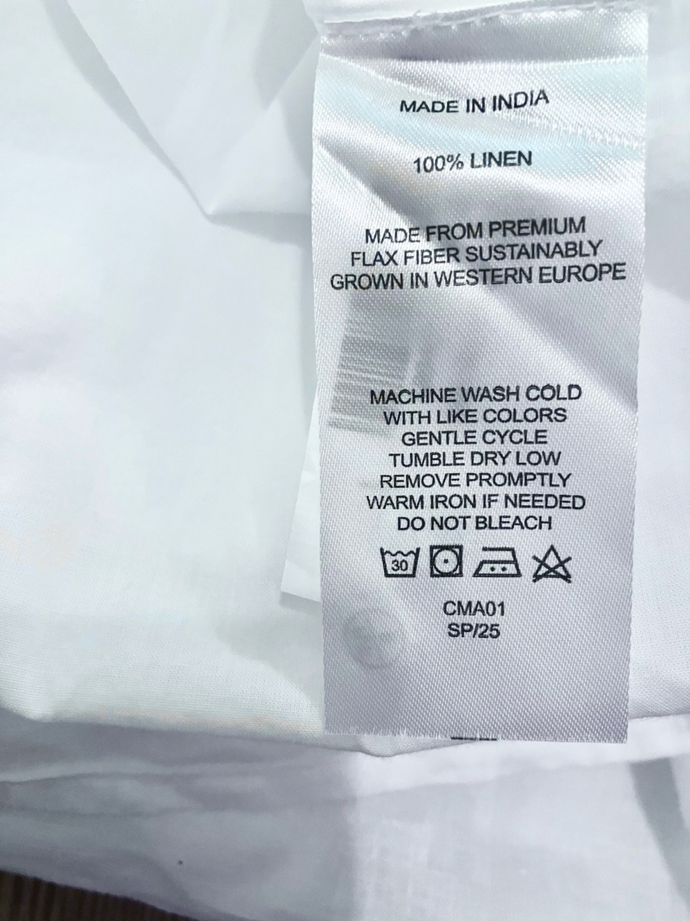 NWT Quince 100% European Linen Strapless Maxi Dress in White Sz S - Picture 11 of 15